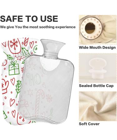 Christmas Snowflake Hot Water Bottle | 2L Pain Relief & Comfort for Pregnant Women - Buy Online on GoSupps.com