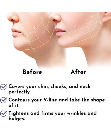 Post Surgery Chin Strap V-Shaped Face Slimmer for Double Chin Reduction - S/M Beige - Buy Online on GoSupps.com