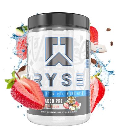 Ryse Core Series Loaded Pre | Pump  Energy  Strength | L-Citrulline  Beta Alanine  L-Theanine  Caffeine  and Thinkamine | 30 Servings (Tiger's Blood)
