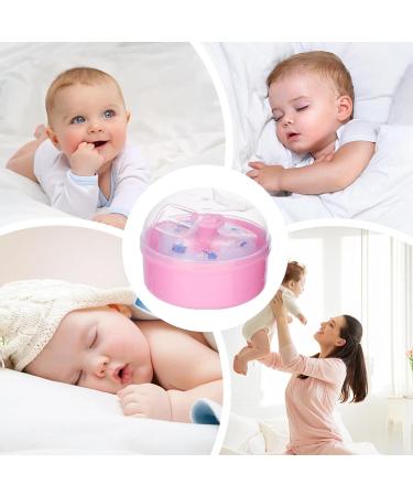 Bouff e de poudre pour tout-petits bouff e de poudre pour le corps et r cipient | Applicateur et r cipient de poudre saupoudrer - tui poudre pour le corps avec houppette pour poudre Rose - Buy Online on GoSupps.com