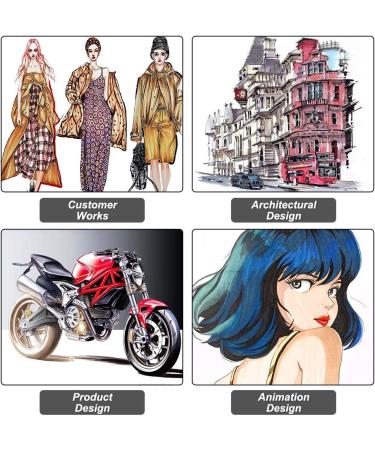 Shuttle Art 51 Colors Dual Tip Alcohol Based Art Markers with Case - Perfect for Illustration and Adult Coloring - Buy Online on GoSupps.com