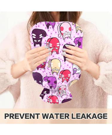Shop Naanle Funny Purple Cats Hot Water Bottle - 2L Large Cover for Pain Relief & Heat Therapy - International Shipping Available - Buy Online on GoSupps.com