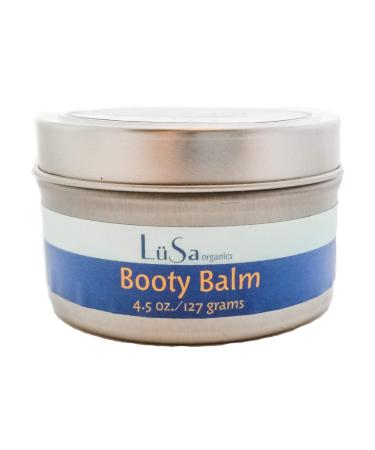 Lusa Organics Booty Balm - All Natural Organic Ingredients Soothe Sore Baby Bottoms Including Diaper Rash  Cuts  Scrapes  Sunburn  and Windburn by Lusa Organics (4.5 oz)