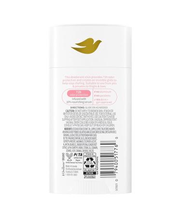 Dove Whole Body Deo Aluminum Free Anti-Chafe Deodorant Stick Raspberry & Rose for 72h Odor Control 2.6 Oz - Buy Online on GoSupps.com