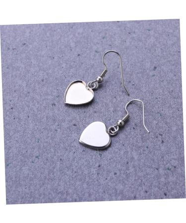 NUOBESTY 40 Pcs Jewlery Stainless Steel Earrings Jewelry Dangler Kit Pendant Girl Jewelry Pin Round Silver 3.50X1.30X1.00CM - Buy Online on GoSupps.com