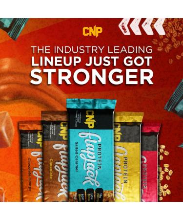 CNP Professional Whey Protein Flapjacks - 18g Protein, Low Carbs, Chocolate Orange Flavor - 12 x 75g Bars - Buy Online on GoSupps.com