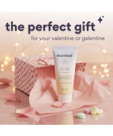 dearcloud Vita-C Aqua Face Cream Face Moisturizer with Vitamin C Squalane Oil for Face Hyaluronic Acid Serum Hydration Moisturizer for Women and Men (2.7 fl oz) - Buy Online on GoSupps.com