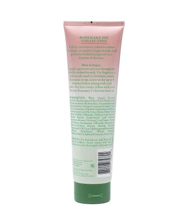 Camille Rose Rosemary Oil Deep Strengthening Mask - 5 Min Hair Treatment with Castor Oil & Peppermint - Natural Conditioner for Hair Growth & Strength - 8 fl oz - Buy Online on GoSupps.com
