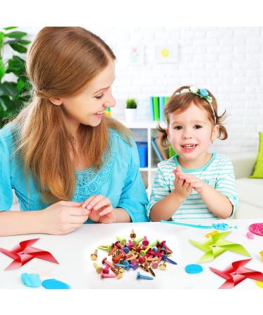 500Pcs Colorful Mini Brads for Crafts & Scrapbooking - Decorative Metal Fasteners for DIY Projects (8 * 18mm) - Buy Online on GoSupps.com