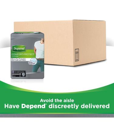 Depend Comfort Protect Incontinence Pants Men Small/Medium 60-Pack - Buy Online on GoSupps.com