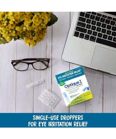 Boiron Optique 1 Eye Irritation Relief - 30 Doses (0.013 fl oz Each) | Fast & Effective Relief - Buy Online on GoSupps.com