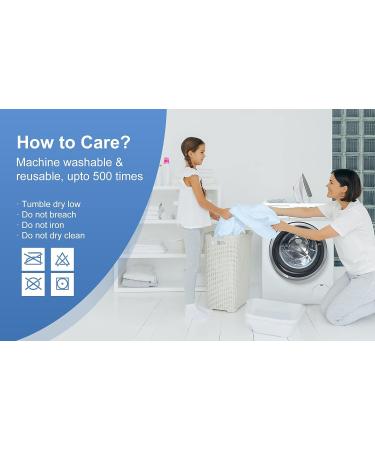 Reusable Bed Pads for Seniors & Children - 34 x 36 Inch (Pack of 2) - Upgraded 5-Layer Absorbency - Leakproof - Ideal for Incontinence, Potty Training, Sofa & Wheelchair - Buy Online on GoSupps.com