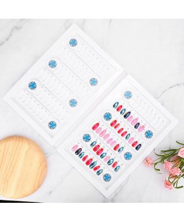 96 Grids Nail Display Chart - Removable Acrylic Board with Magnetic Adsorption & Numbering for Nail Salons | Shop Internationally - Buy Online on GoSupps.com