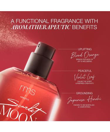RMS Beauty x Heretic Scarlet Moon Eau De Parfum - Unisex Perfume Luxury Perfume for Women and Men Clean Perfume Orange Cedarwood Cologne for Women - Buy Online on GoSupps.com