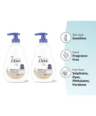 Dove Soothing Baby Body Wash - 13oz (Pack of 2), Fragrance-Free, Gentle on Delicate Skin, Paraben & Phthalate-Free - Buy Online on GoSupps.com