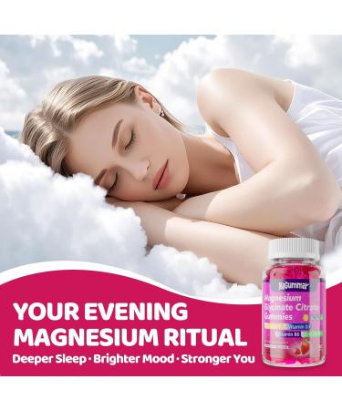 Magnesium Glycinate Gummies for Women High Absorption Magnesium Glycinate- Sugar Free Vegan Gummies for Adults with Vitamin D3 Zinc - Sleep Stress Bone & Memory Support - 60 Count Raspberry - Buy Online on GoSupps.com