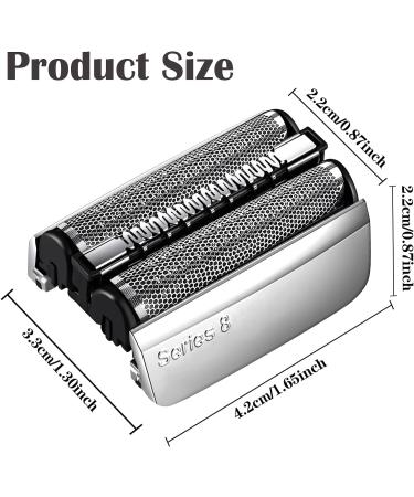 Buy Braun Series 8 Razor 83M Replacement Head | Compatible Shaving Heads & Accessories for Men's Electric Shaver - Buy Online on GoSupps.com