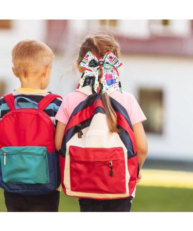 Toseky Bow Hair Clips for Girls - Cartoon Back to School Hair Barrettes Chic Hair Accessories Portable Barrettes for Students - Buy Online on GoSupps.com