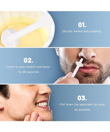 Whaline 100pcs Nose Wax Applicator Sticks - Dual End Spatulas for Nostril & Facial Hair Removal - Buy Online on GoSupps.com