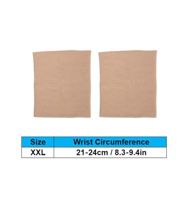 Buy Compression Wrist Sleeve - Elastic Support Brace for Sports Office & Outdoors (XXL) - International Shipping - Buy Online on GoSupps.com