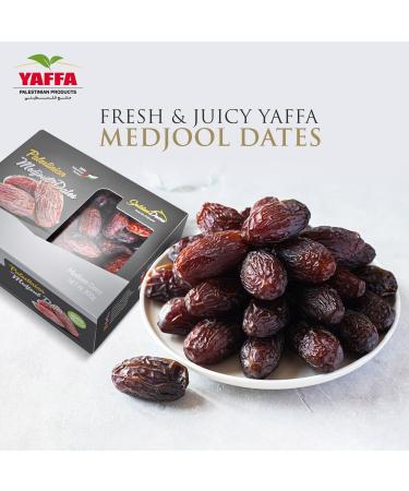 Yaffa Golden Dome Medjool Dates medium delicious and juicy All-natural no added sugar no additives sustainably grown and hand-picked Palestinian dates (900g) - Buy Online on GoSupps.com