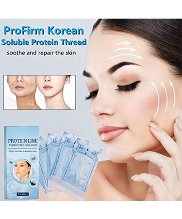 Soluble Protein Thread Absorbable Collagen Thread for Face Lift Soluble Protein Thread and Nano Gold Essence Combination Lifting Face Instantly (3 Box) - Buy Online on GoSupps.com