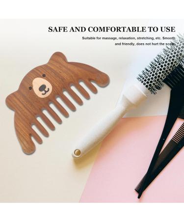 Ipetboom Wooden Scalp Massage Comb - Cute Hair Comb for Relaxation | Perfect Gift for Women & Men - Buy Online on GoSupps.com