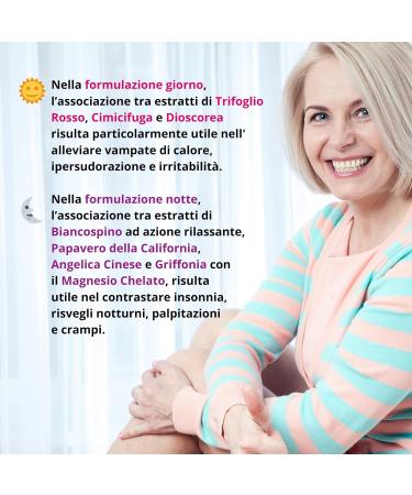  Licofarma NoPause Day & Night Supplement for the Well-being of Women in Menopause. Soy-free formula. Double format 60+30 capsules. - Buy Online on GoSupps.com
