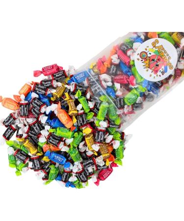 Mini Tootsie Roll Chews Individually Wrapped Bulk Candy Assorted Mix (1 Pound) Assorted Mix 1 Pound