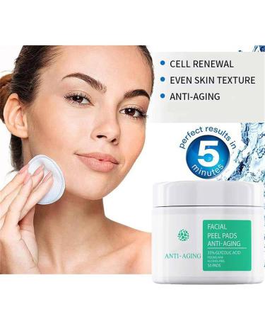 Glycolic Acid Peel Pads - 35% Exfoliating Wipes for Face & Body | Vitamin B5 & Tea Tree Oil | Minimize Pores & Uneven Skin Tone (2 Pcs 2.82oz) - International Shipping - Buy Online on GoSupps.com