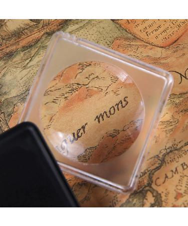 5X Folding Pocket Magnifying Glass Optical Glass Magnifier Portable Suitable for Outdoor Camping Hiking Diameter 42mm Small Gift - Buy Online on GoSupps.com