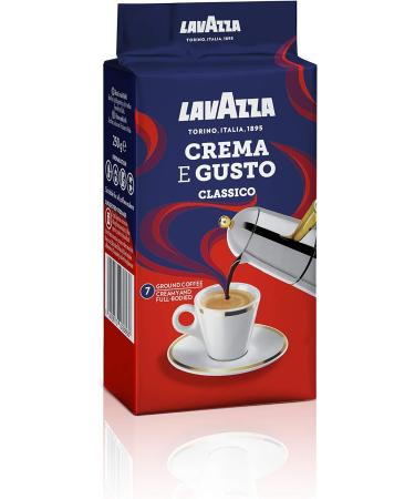 Lavazza Crema e Gusto Ground Coffee 250g - Classic Italian Blend (Pack of 1) - Buy Online on GoSupps.com