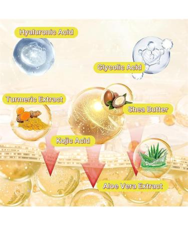 EXQST Whitening Cream with Turmeric-Vc Whitening Cream for Intimate Area Whitening Cream for Dark Skin Dark Spot Corrector Cream with Turmeric Cream - Buy Online on GoSupps.com