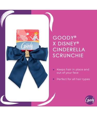 Disney Princess Cinderella Goody Ouchless XL Scrunchie Bow - Hair Accessories for Men, Women, Boys & Girls - All-Day Comfort & Secure Style for All Hair Types - Buy Online on GoSupps.com
