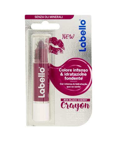 Beiersdorf Labello Blackcherry Lipstick Pencil Colour and Hydrate No Mineral Oils and Parabens