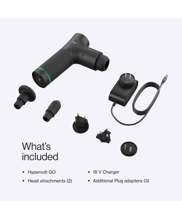 Hyperice Hypervolt GO - Portable Deep Tissue Massage Gun for On-The-Go Pain Relief and Muscle Recovery - Buy Online on GoSupps.com