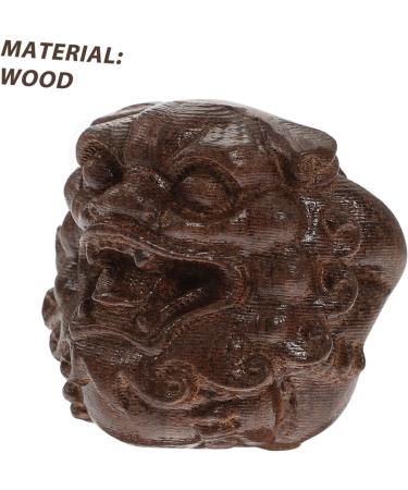 Gleavi 10pc Wenwan Handle Tier Ornament - Vintage Wood Animal Figures & Carvings for Home Decor - Buy Online on GoSupps.com