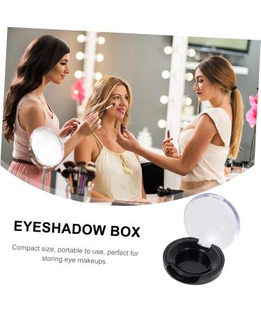 Balacoo 16 Pcs Eye Shadow Blank Highlighter Blusher Case Small Empty Makeup Case Travel Packing Box Make up 3.5x1.5cmx2pcs Black 1x2pcs - Buy Online on GoSupps.com