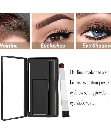 Waterproof and Sweat Resistant Multipurpose Hairline Contour Powder Hair Line Powder Hair Ombre Hairline Powder 8g (Light Brown) - Buy Online on GoSupps.com