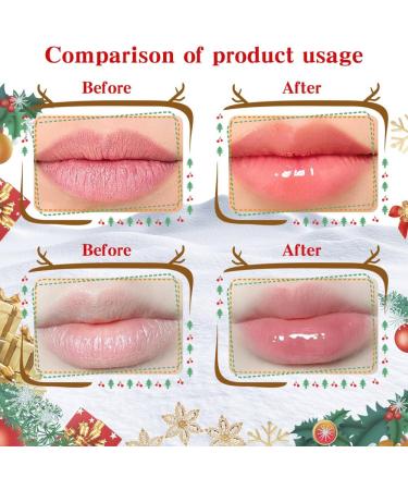 KUIRUNRX 3 Pcs Christmas Lipstick Tinted Repairing Lip Balm Magic Moisturizing Lipstick Long Lasting Lip Gloss For Women Girls Lips Care Beauty Cosmetic - Buy Online on GoSupps.com