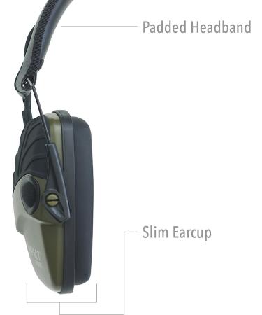 Howard Leight Impact Sport Electronic Shooting Earmuff - Green (Adult) - Buy Online on GoSupps.com