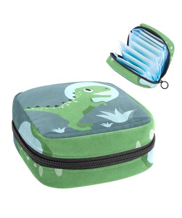 Women's bonds Still Pad Still Pad beautiful green dinosaurs mesa de trabajo 1 portable period kit pocket feminine product bag for women girls color3