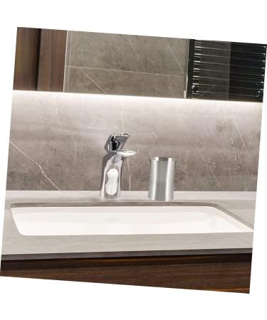 Alipis 3-St Stainless Steel Mundwater Cup - Rust-Free Makeup Brush & Toothbrush Holder | Travel-Friendly Bathroom Storage - Buy Online on GoSupps.com