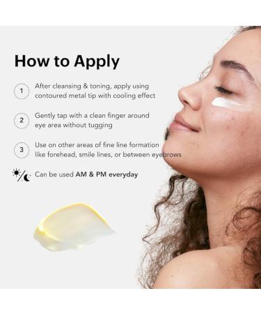 Knours. Dark Circle And Wrinkle-Freeze Peptide Eye Cream | Caffeine | Puffiness Fines Lines | One Perfect Plumping + Firming | Hyaluronic Acid + Vitamin C + Shea Butter | Vegan Korean - Buy Online on GoSupps.com