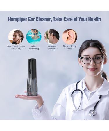 Electric Ear Wax Removal System - USB Rechargeable IPX7 Waterproof 3 Pressure Modes & 10 Reusable Tips - Safe & Effective Ear Cleaner - Buy Online on GoSupps.com