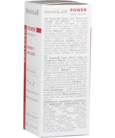 RevitaLAB Power Face Serum with Collagen and Matrixyl A concentrated product specially formulated to provide effective skin care against the signs of aging - Buy Online on GoSupps.com