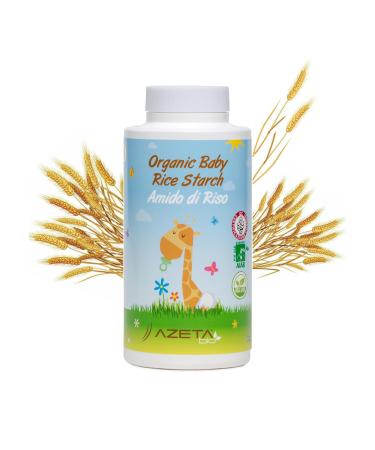 Azeta Bio Newborn Baby Bath Rice Starch Certified Organic SLS Paraben free 100gr