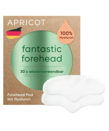 APRICOT Fantastic Forehead Hyaluronic Acid Anti-Aging Pads for Forehead Wrinkles Pack of 2 Can be used up to 30 times Made in Germany