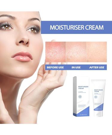 Daily Facial Moisturizer with Ceramides & Hyaluronic Acid - Natural Skin Barrier Repair for Dry & Sensitive Skin - Buy Online on GoSupps.com