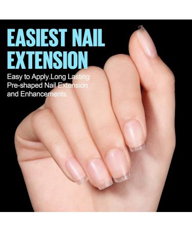 Tomicca Ultra Short Coffin Nail Tips - 360 Pre-shaped Soft Gel Full Cover Gelly Tips for Perfect Matte Art | International Shipping - Buy Online on GoSupps.com